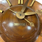 Early Mid-century "Plaza" E931-003 Wall Clock in Walnut by Seth Thomas