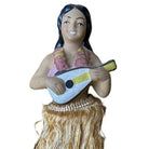 Mid-century Ceramic "Aloha" Hawaiian Dancing Hula Girl w/ Ukulele Figurine