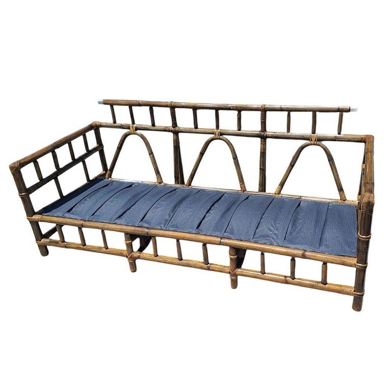 Restored 8 Piece "Far Horizon" Rattan Livingroom Set by John Wisner For Ficks