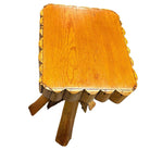 Restored MCM Hawaiian Split Bamboo Side Drinks Table w/ Koa Wood Top