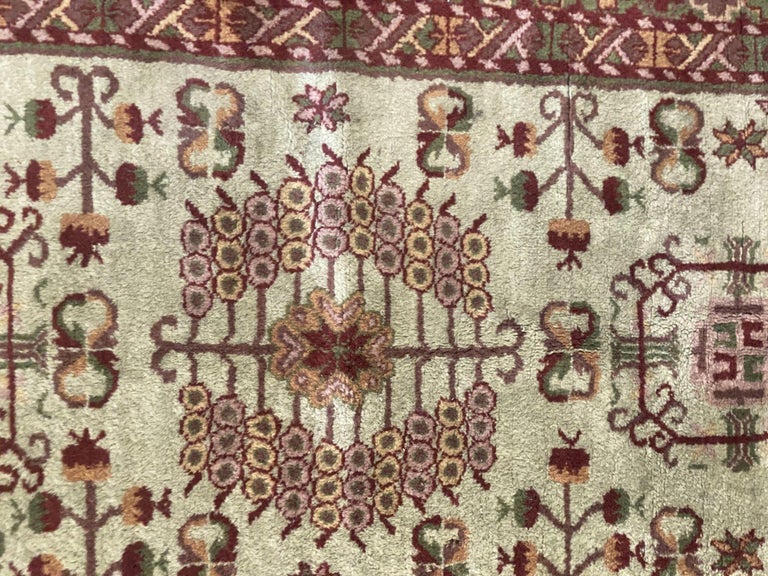 Post War Persian Style Runner Hand Loom 1950s Rug Runner