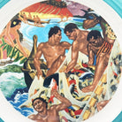 16" Eugene Savage "Festival of the Sea" Serving Platter, Lynn Krantz Dish Books