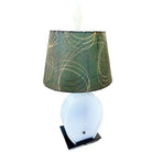 Mid-century Acrylic Hula Girl Midnight Palm Silhouette Table Lamp by Moss
