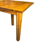 Rare Ratten 3 Gate Leg Drop Leaf Sewing Table w/ Mahogany Top