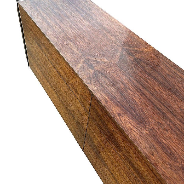 Mid-century Rosewood & Chrome Dresser by Robert Baron for Glenn of California