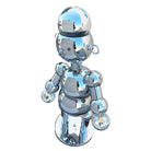 1975 Post-Modern Chrome Bubble Ball Robot Table Lamp by Torino Lamps