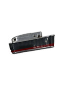 Mid-Century Novelty Sarome Japan Cruise Ship Enameled Lighter, Gray & Red