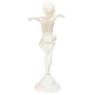 1916 " The Good Fairy" Spelter Metal Nymph Statue by Jessie McCutcheon Raleigh
