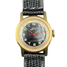 Selza Automatic WWII Military Aviation Pilot Cold Capped 14K Gold Watch