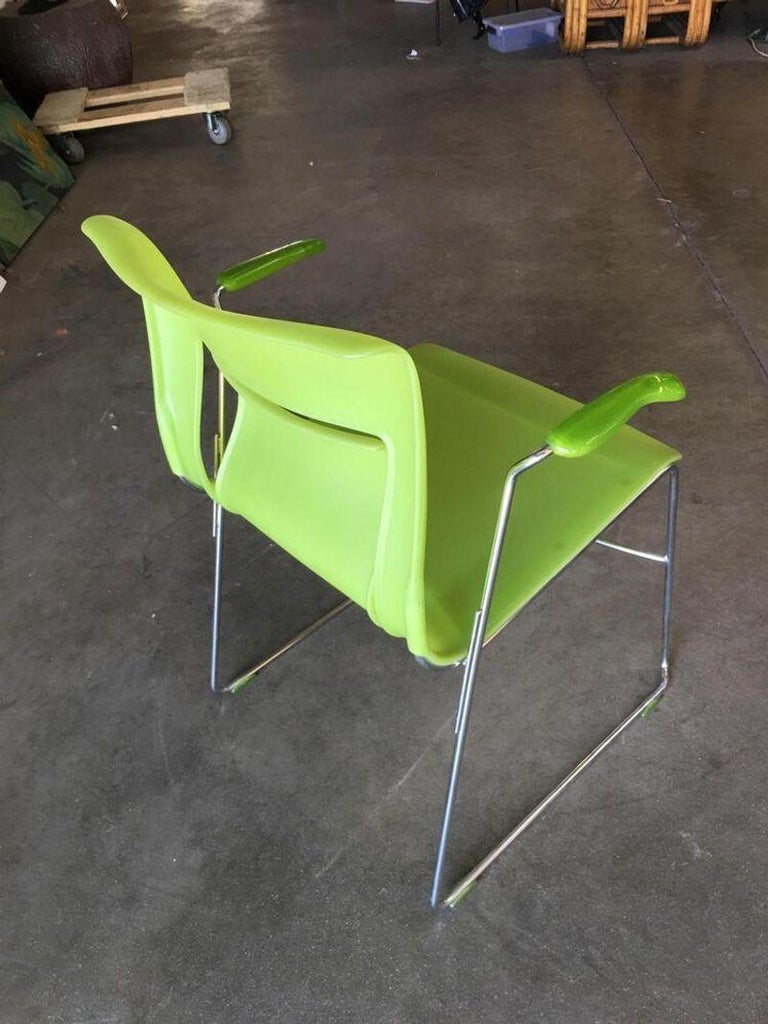 Green Stylex "Rhythm" Armchair by Sava Cvek, Pair