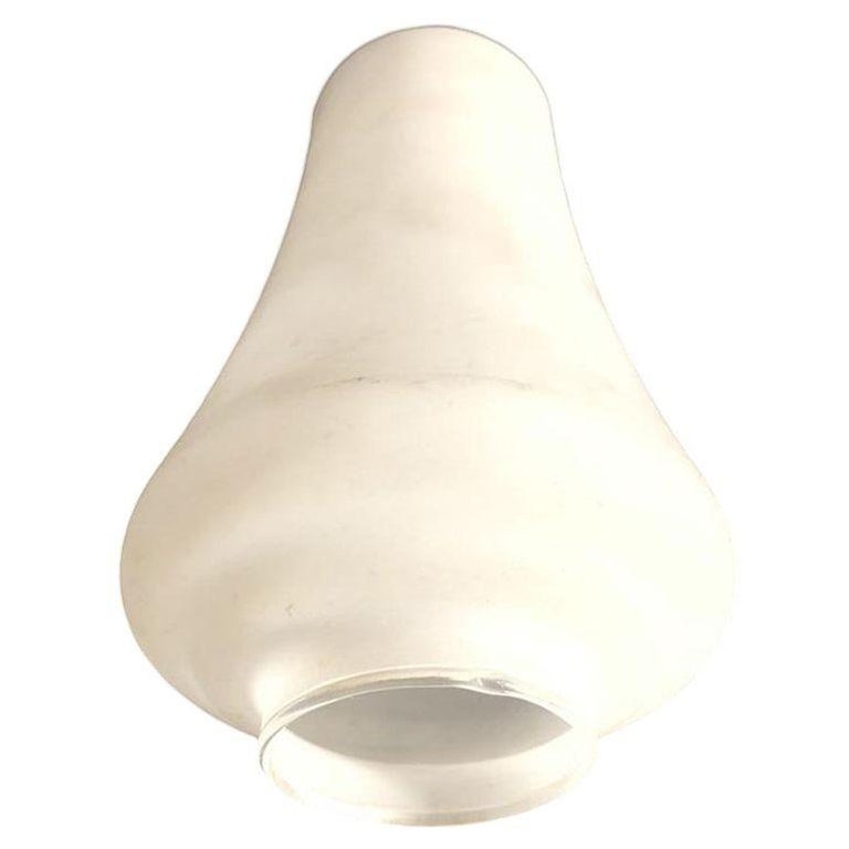 Western Style Frosted Glass Oil Lamp Hurricane Shade