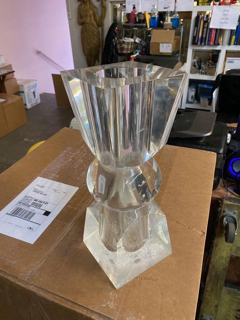 Large Vintage Hand Sculpted Vase by Charles Hollis Jones.