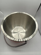 Mid-century Red Acrylic & Stainless Steel Ice Bucket