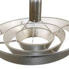 Mid-Century "Saturn" Ceiling Aluminum 19" Pendant by Kurt Versen, 16 Available