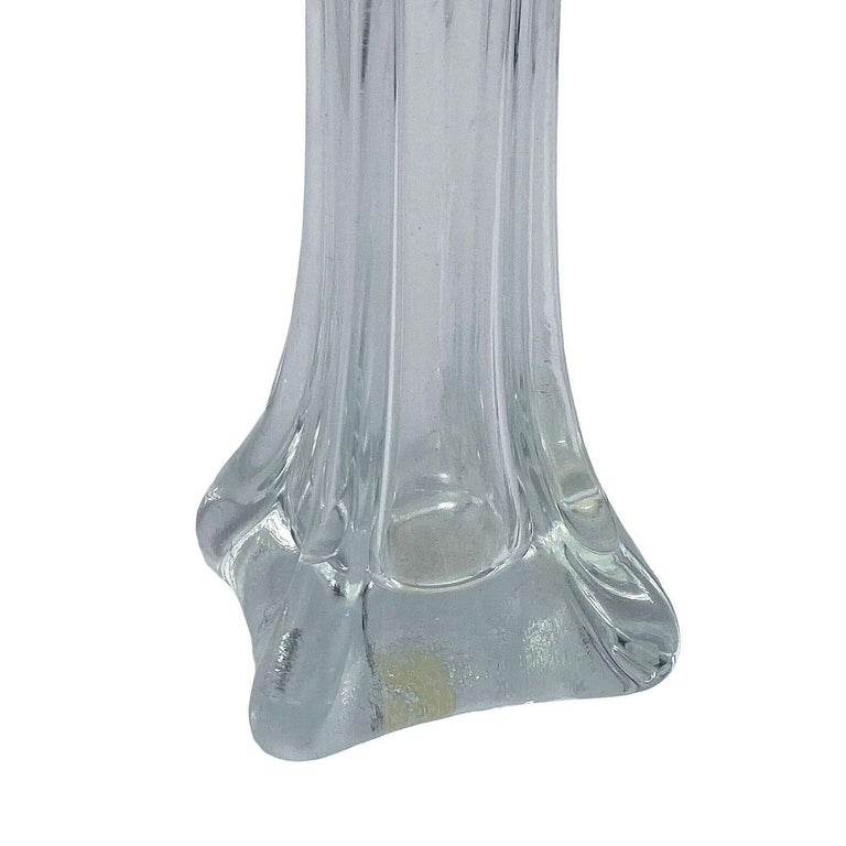 1980s Transparent Art Glass Flower Bud Vase by Royal Art Glass, Set of 10