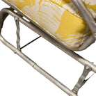 Aluminum Patio/Outdoor Sled Base Rocking Slider Armchair w/ Speed Arms