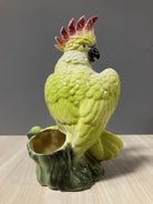 Ceramic California Pottery Tropical Cockatoo Planter