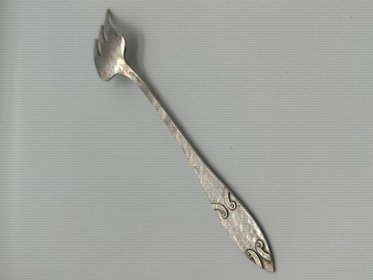 Vintage Arts and Crafts Fish Serving Fork