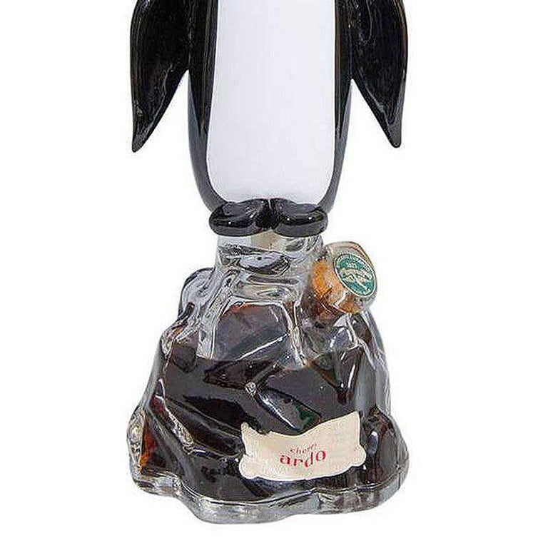 Mid-century Archimede Seguso Alabastro Murano Art Glass Penguin Decanter Bottle