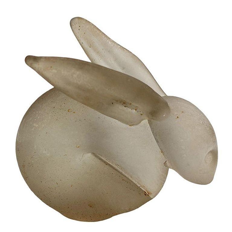 Set of 11 Rare Modernist Glass & Lucite Bunny Rabbit Figural Collection
