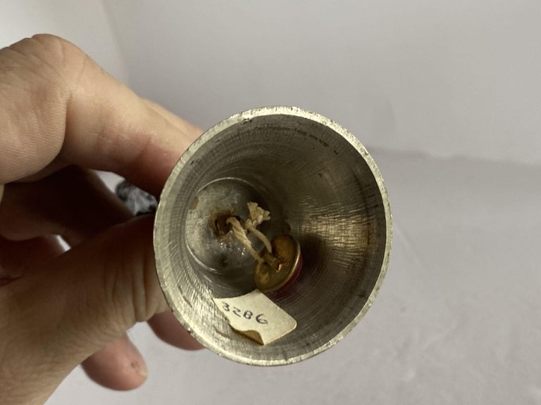 Sterling Silver Figural Female Desktop Servant Bell, Circa 1900
