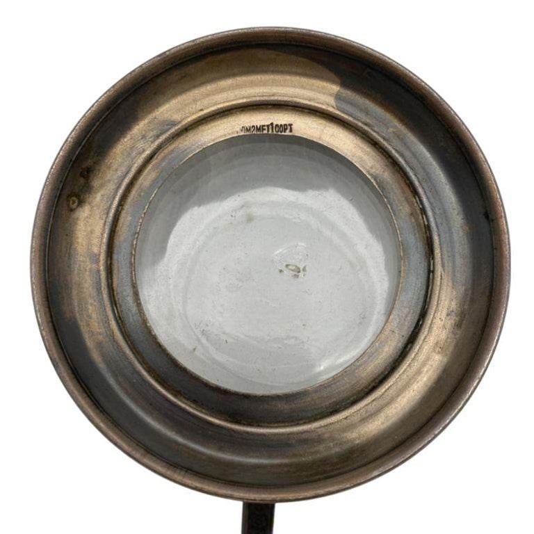 Art Deco "Age of Progress" Silver Plate and Glass Beer Mug