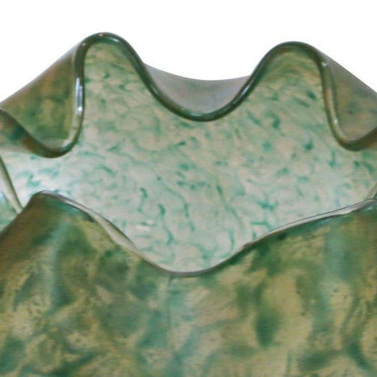 Monumental Early 20th Century Art Glass Vase by Verrerie Legras