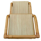 Restored Mid-century 3-Tier Rattan Side Lamp Table Living Room Set of 4