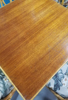 Restored Rattan 3-Strand "Hour Glass" Dining Table & Chairs Dining Set