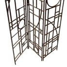 Post Modern Copper Tone Geometric Folding Room Divider by Robert Sonneman