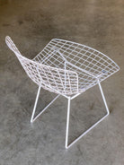 White Wire Side Chair by Harry Bertoia for Knoll, Pair Circa 1952