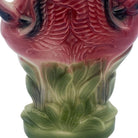 Rare Mid-century Ceramic California Pottery Tropical Flamingo Flower Wall Vase