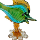 11" Tall Multicolored Venetian Art Glass Angel Fish Sculpture by J.I.Co