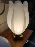 Oversized Acrylic Tulip Lamp in the style of Roger Rougier