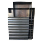 Postmodern Espresso Wood Dining Room Convertible Bar Cabinet, 1990