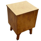 Restored Heywood Wakefield Blond Birch End Table w/ Rattan Legs