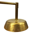 Art Deco Copper & Brass Machine Age Swing-Arm Reading Table Lamp
