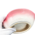 1983 Pink Flamingo Ceramic Ashtray w/ Holder by Sarsaparilla