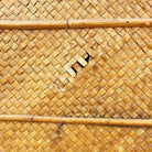 Art Deco 9' Foot X 6' Foot Rattan & Woven Wicker Wall Divider Screen