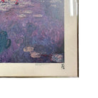 1979 Carnegie Institute "Nympheas" Lithograph Poster By Claude Monet Framed