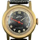 Selza Automatic WWII Military Aviation Pilot Cold Capped 14K Gold Watch