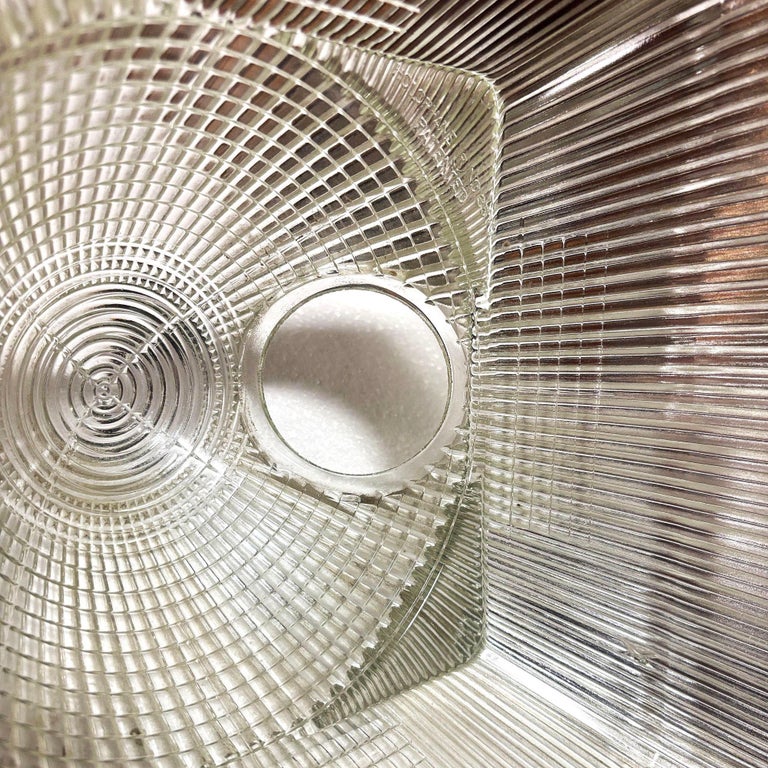 Holophane Glass Ceiling Pendant Light Shade
