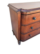 Late 19th Century Victorian Queen Anne Lowboy Dresser with Sculpted Front