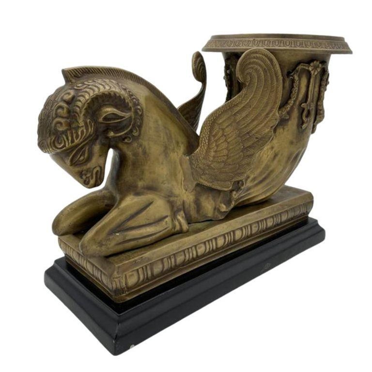 Golden Fleece Chrysomallos Winged Ram Bronze Mantle Urn