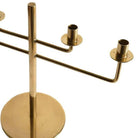 Scandinavian Modern Brass Candle Holder Candelabra by Hans-Agne Jakobsson, Pair