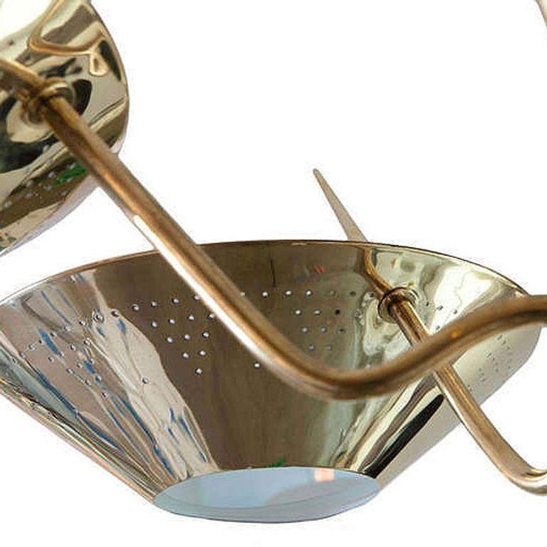 Six-Arm Austrian Chandelier, circa 1950