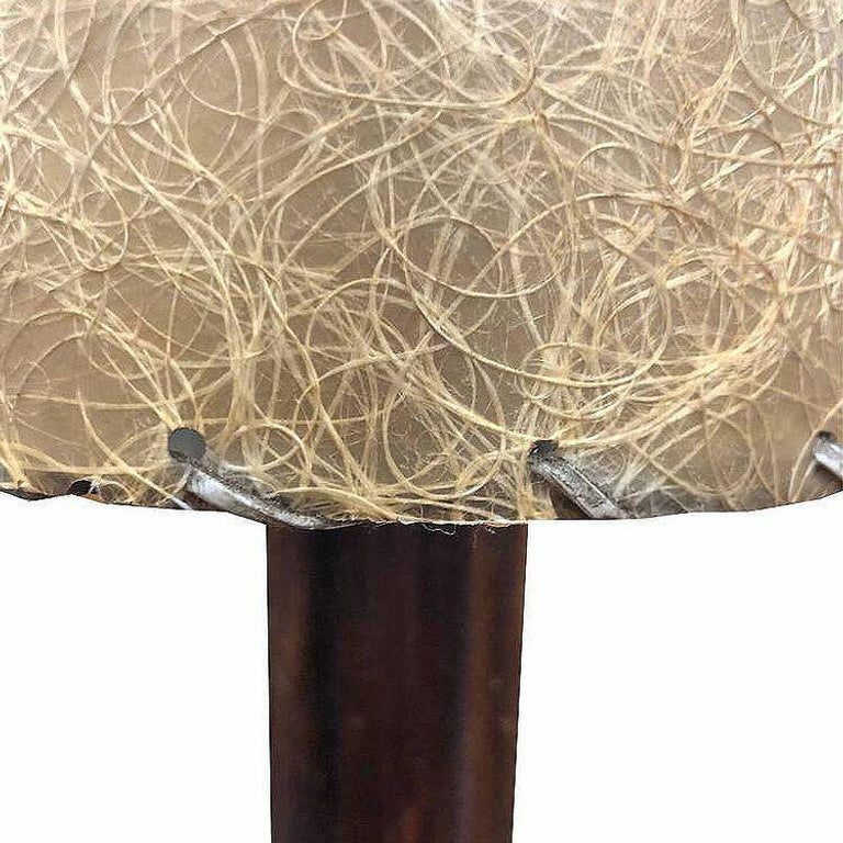 Nickel Básica M2 Table Lamp by Santiago Roqueta For Santa & Cole w/ Drum Shade