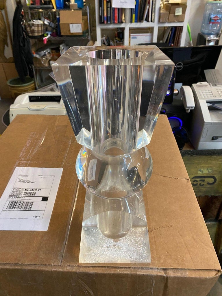 Large Vintage Hand Sculpted Vase by Charles Hollis Jones.