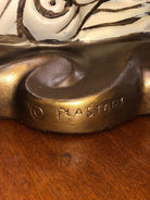 Mid-Century Female Bust Chalkware Lamp