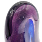 Mid-century Tear Drop Blue and Purple Murano Sommerso Art Glass Sculpture